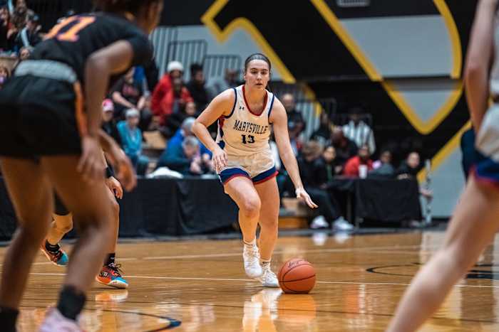 Marysville vs Reynoldsburg girls basketball 022523 Gabe Haferman12
